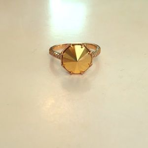 Gold Octagon shaped Ring